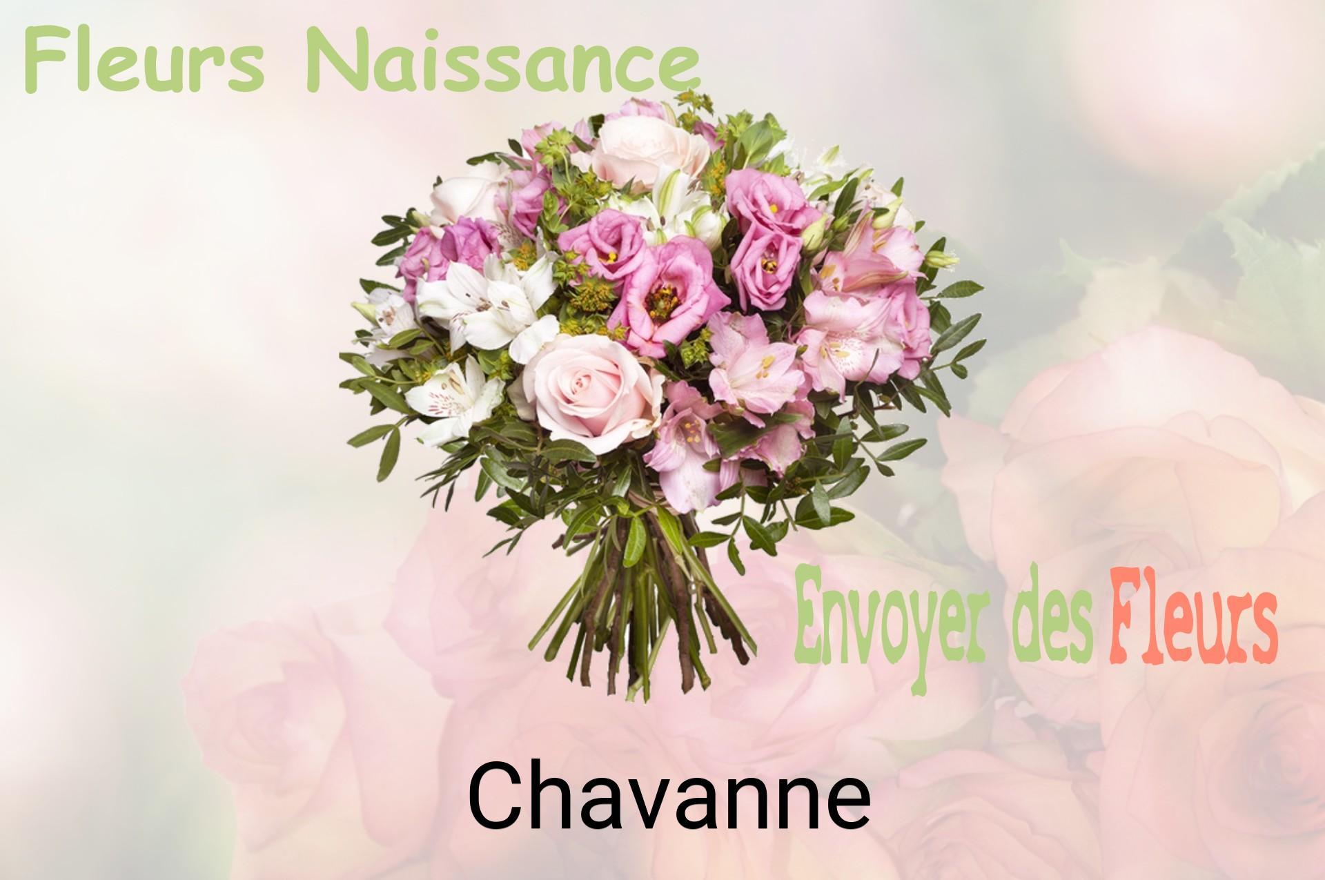 Bouquet de fleurs de naissance livré à Chavanne
